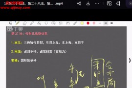 大大大湿来了读书札记《毕法赋》视频课程22集百度网盘下载学习