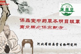 保晶堂中药草本明目眼罩商业核心保密配方电子书pdf百度云网盘下载学习