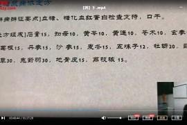 刘明霖脉诊经方之六经特色辨证视频课程6集百度云网盘下载学习