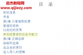 宋志平著有效的经营者电子书pdfepub格式百度网盘下载学习