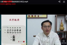 奕君老师 汉字识人术视频课程11集百度网盘下载学习