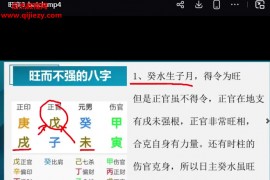文谦老师八字实战视频课程配套文字资料百度网盘下载学习
