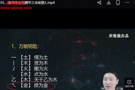 吴晓龙秘传姓名预测学视频课程21集百度网盘下载学习