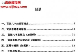 文曾著盲派独门绝技盲派内部讲义电子书pdf百度网盘下载学习