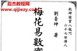 刘台坤著梅花易数实证集录白话本电子书pdf百度网盘下载学习