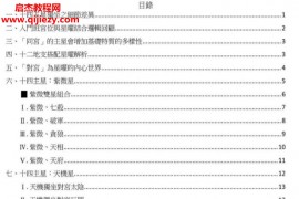 大耕老师紫微斗数课程讲义入门初阶进阶套装3本电子书pdf百度网盘下载学习