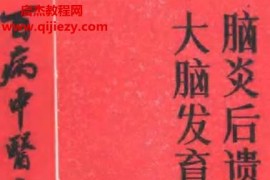 百病中医自我疗养丛书宋祚民陈淑维周润芝吕敏华王慕娴著脑炎后遗症和大脑发育不全电子书pdf百度网盘下载学习