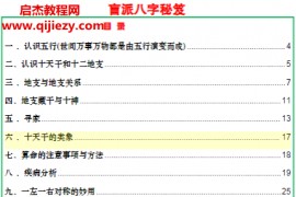 易海游龙著盲派八字秘笈电子书pdf百度网盘下载学习