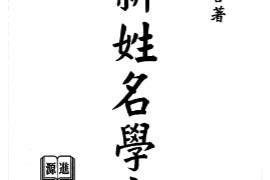 陈旅得陈哲毅合著最新姓名学字典电子书pdf百度网盘下载学习