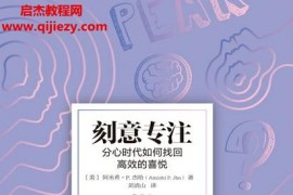 (美)阿米希P杰哈著刻意专注电子书pdfmobiepub格式百度网盘下载学习