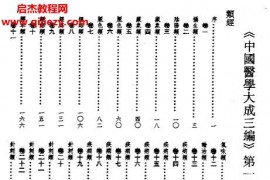 裘沛然主编中国医学大成三编12册电子书pdf百度网盘下载学习