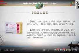 临床中成药的应用视频课程71集全百度云网盘下载学习
