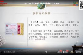 临床中成药的应用视频课程71集全百度云网盘下载学习