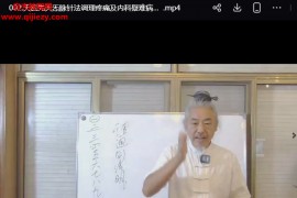 张三峰天医先天炁脉针法调理疼痛及内科疑难病线上网课百度网盘下载学习