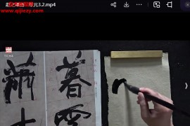 王玺老师带你走进赵之谦行书临创转换视频课程20集百度网盘下载学习