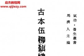 古本伍柳仙宗全集上下册电子书pdf百度网盘下载学习