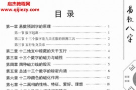 刘淏玉著易数八字预测学电子书pdf百度网盘下载学习