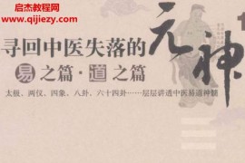 潘毅寻回中医失落的元神电子书pdf2部全易之篇道之篇象之篇百度网盘下载学习