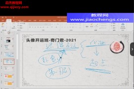 奇门君微信头像开运班视频课程4集百度网盘下载学习