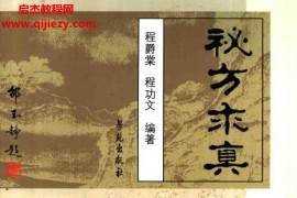 程爵棠程功文著秘方求真电子书pdf百度网盘下载学习