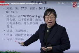 谢连娣六经辨证治疗高血压初探视频课程6集百度网盘下载学习