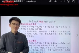 王政8套中医课程合集王政肿瘤感冒胃病冠心病肺系疾病视频课程百度网盘下载学习