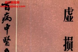 百病中医自我疗养丛书李正全著虚损电子书pdf百度网盘下载学习