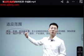 李泽波扁鹊神应四象针视频课程24集百度网盘下载学习