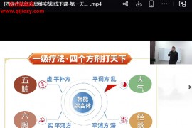 周永志四级疗法经方思维实战视频课程31集百度网盘下载学习