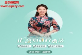 胡婷婷正念身心疗愈法释放压力管理情绪提升幸福力音频课程47集百度云网盘下载学习