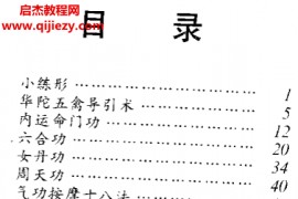 张天戈著养生气功电子书pdf百度网盘下载学习