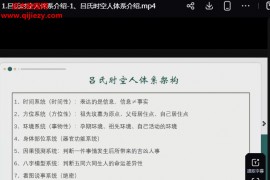 高秀萍吕氏八字命理基础课视频课程25集百度网盘下载学习