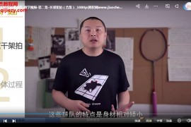 卢聪聪聪式重杀技术战术大合集羽毛球杀球教学视频44集百度网盘下载学习