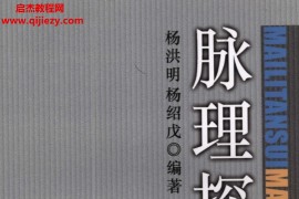 杨洪明杨绍戊著脉理探邃电子书pdf百度云网盘下载学习