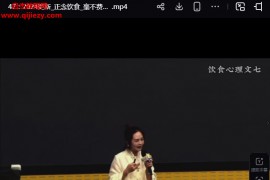 文七老师饮食心理28天驾驭食欲训练营视频课程合集100集百度网盘下载学习