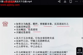 辰南天干地支做功详解视频课程76集百度网盘下载学习