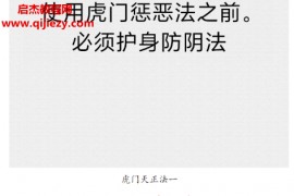 虎门天正法1-18期法本电子书pdf百度网盘下载学习