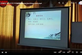 王德杰太极冲特效采血针法3天视频课程11集百度网盘下载学习