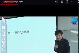 王瑞宽辨舌应用中成药实战班视频课程30集百度网盘下载学习