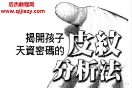 陈明吉黄学诚合著揭开孩子天资密码的皮纹分析法电子书pdf百度网盘下载学习