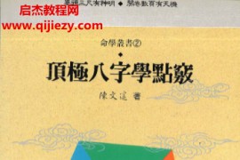 陈文遥著顶极八字学点窍电子书pdf百度网盘下载学习