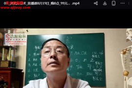 洪武定位术中级班40余种疾病治疗办法视频课程15集百度网盘下载学习
