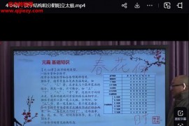 陈春林正名灵照起个好名的绝招视频课程8集百度网盘下载学习