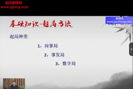 张勇海派奇门视频课程20集百度网盘下载学习