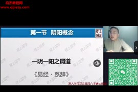 稷上国学盲派山阳老师全套视频课程20集+课件百度网盘下载学习