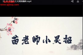 外治好课苗老师小灵招视频课程45集百度网盘下载学习