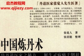 张觉人著中国炼丹术与丹药电子书pdf百度网盘下载学习