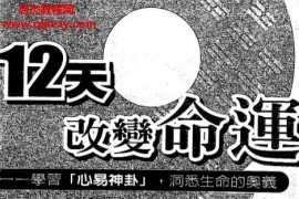 张清渊黄家瑜著12天改变命运电子书pdf百度网盘下载学习