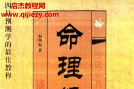 赵明磊著命理经纬电子书pdf百度网盘下载学习
