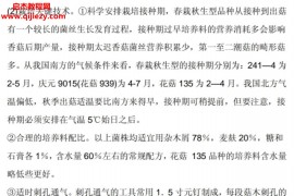 香菇培养种植技术教程视频文字资料百度网盘下载学习